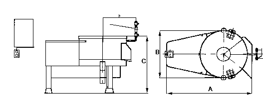 Beef middle defatting machine